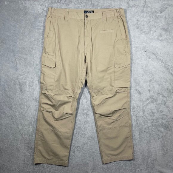 LAPG Urban Ops Tactical Pants 40x32 Beige Cotton/Polyester Blend Mens - Picture 1 of 10